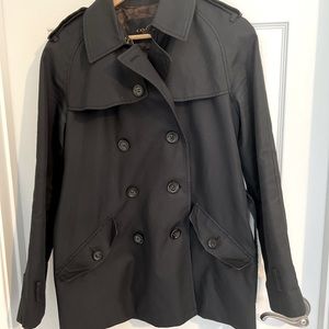 Coach Trench Coat Black M good condition